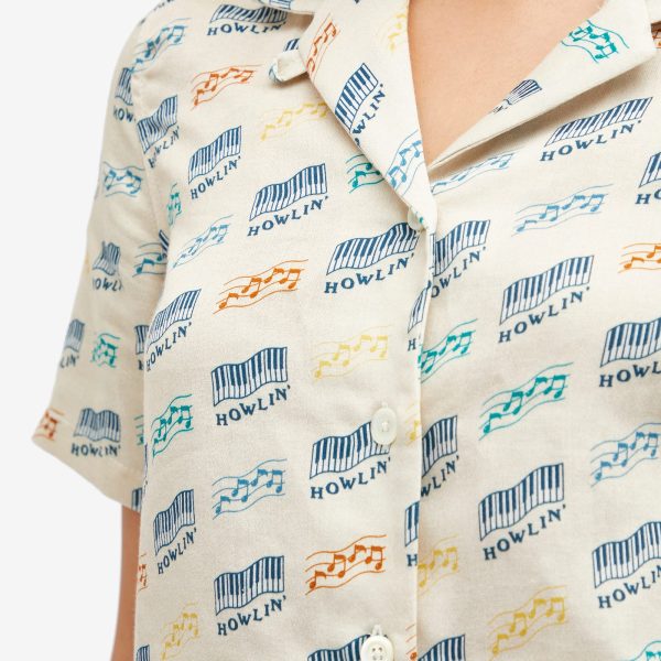 Howlin' Cocktail D’Amore Short Sleeve Shirt - Hemp Print