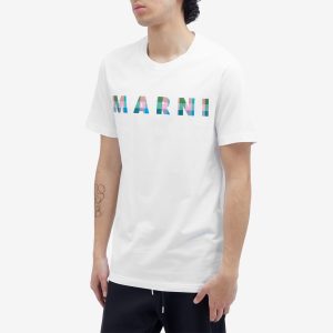 Marni Gingham Logo T-Shirt