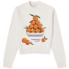 Casablanca Pyramide D'Oranges Intarsia Knit Sweater
