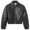 AMI Paris Padded Leather Jacket