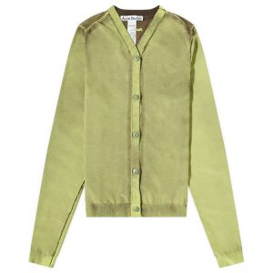 Acne Studios Open Button Fitted Cardigan