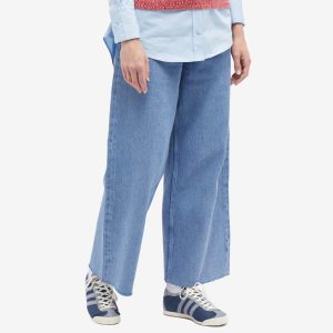 GANNI Wide Drawstring Jeans