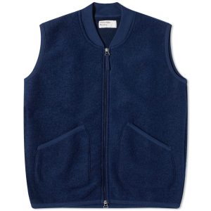 Universal Works Wool Fleece Zip Waistcoat