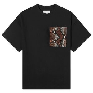 Jil Sander Python Print Pocket T-Shirt