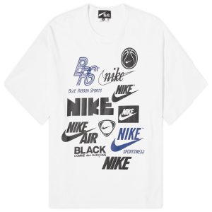 Comme des Garçons Black x Nike Oversized Logos Print Tee