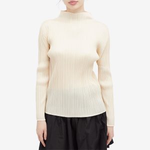 Pleats Please Issey Miyake Colourful Basics Roll Neck Long S