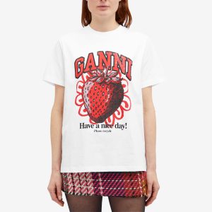 GANNI Strawberry Relaxed T-Shirt