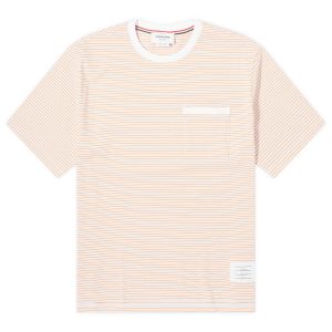 Thom Browne Oversized Pocket Stripe T-Shirt