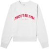 about:blank College Logo Crew Sweat