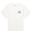 about:blank Initial Logo Mock Neck T-Shirt