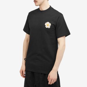 Monitaly Crochet Flower T-Shirt