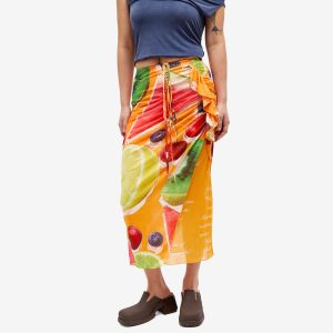 House of Sunny Some Fruits Wrap Skirt