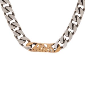 Alexander McQueen Seal Logo Chain Necklace