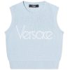 Versace Logo Sleeveless Top