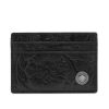 Versace Barocco Embossed Leather Card Holder