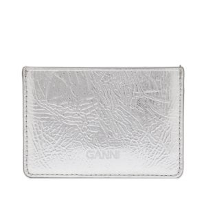 Ganni Bou Card Holder Silver