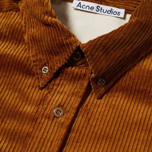 Acne Studios Spartan Cord Button Down Shirt