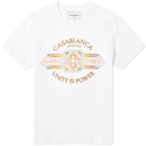 Casablanca Unity Power Printed Fitted T-Shirt