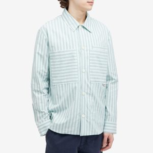 Maison Kitsuné Stripe Pocket Tab Overshirt