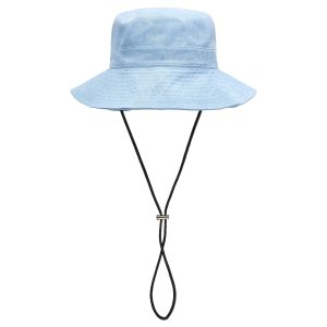 Ganni Fisherman Denim Bucket Hat