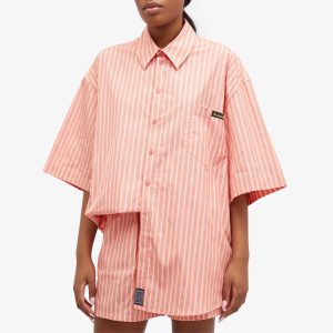 Martine Rose Striped Wrap Shirt