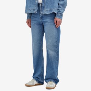 Jacquemus Droit Large Tab Denim Jeans