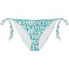 Versace All Over Logo Triangle Bikini Bottom