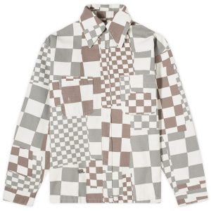 ERL Checkerboard Canvas Jacket