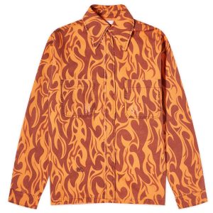 ERL Flame Canvas Overshirt