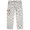 ERL Checkerboard Cargo Trousers