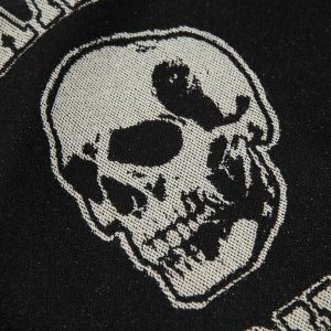 Alexander McQueen Varsity Skull Logo Scarf